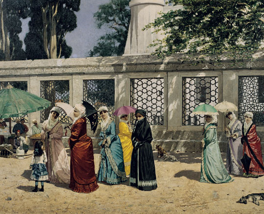 Osman Hamdi Bey (1842-1910), Women Wearing Fullcoats, 1887